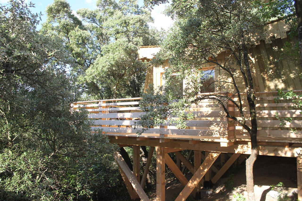 Les Cabanes Dans Les Bois Logis Hotel Villedubert Zimmer foto