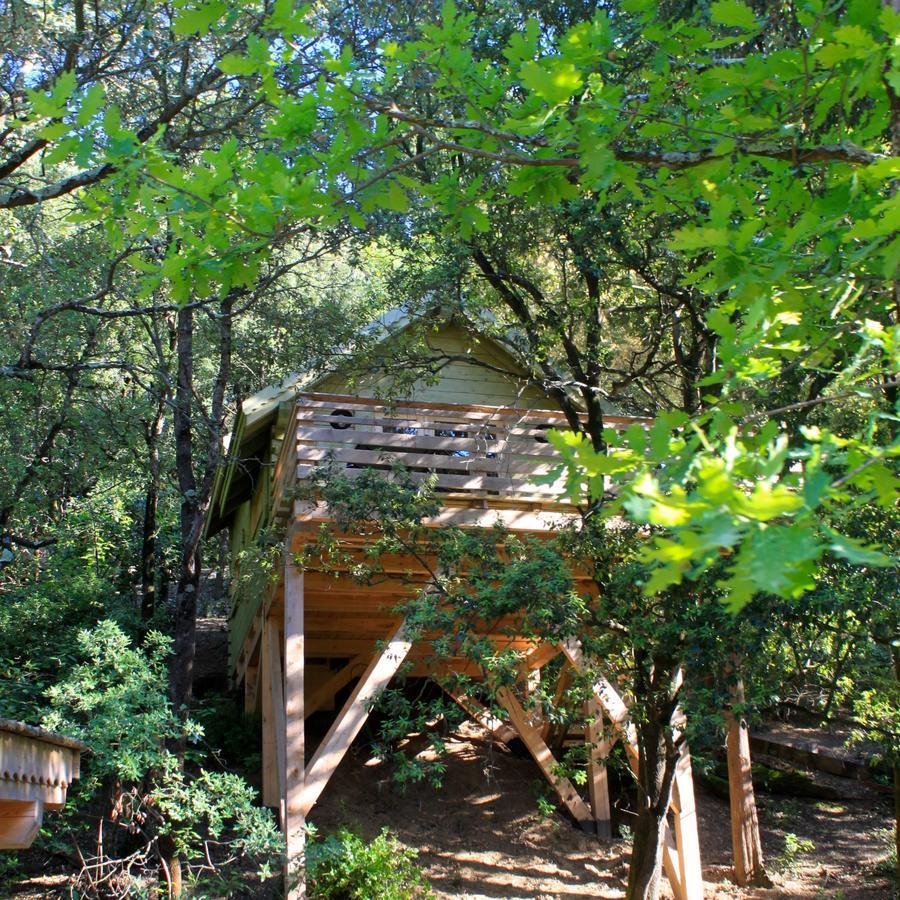 Les Cabanes Dans Les Bois Logis Hotel Villedubert Zimmer foto